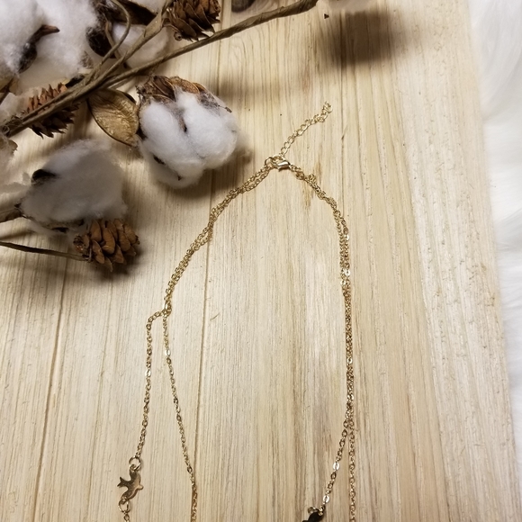 🕊🕊Super beautiful GOLD double dove necklace🕊🕊 - Picture 8 of 8